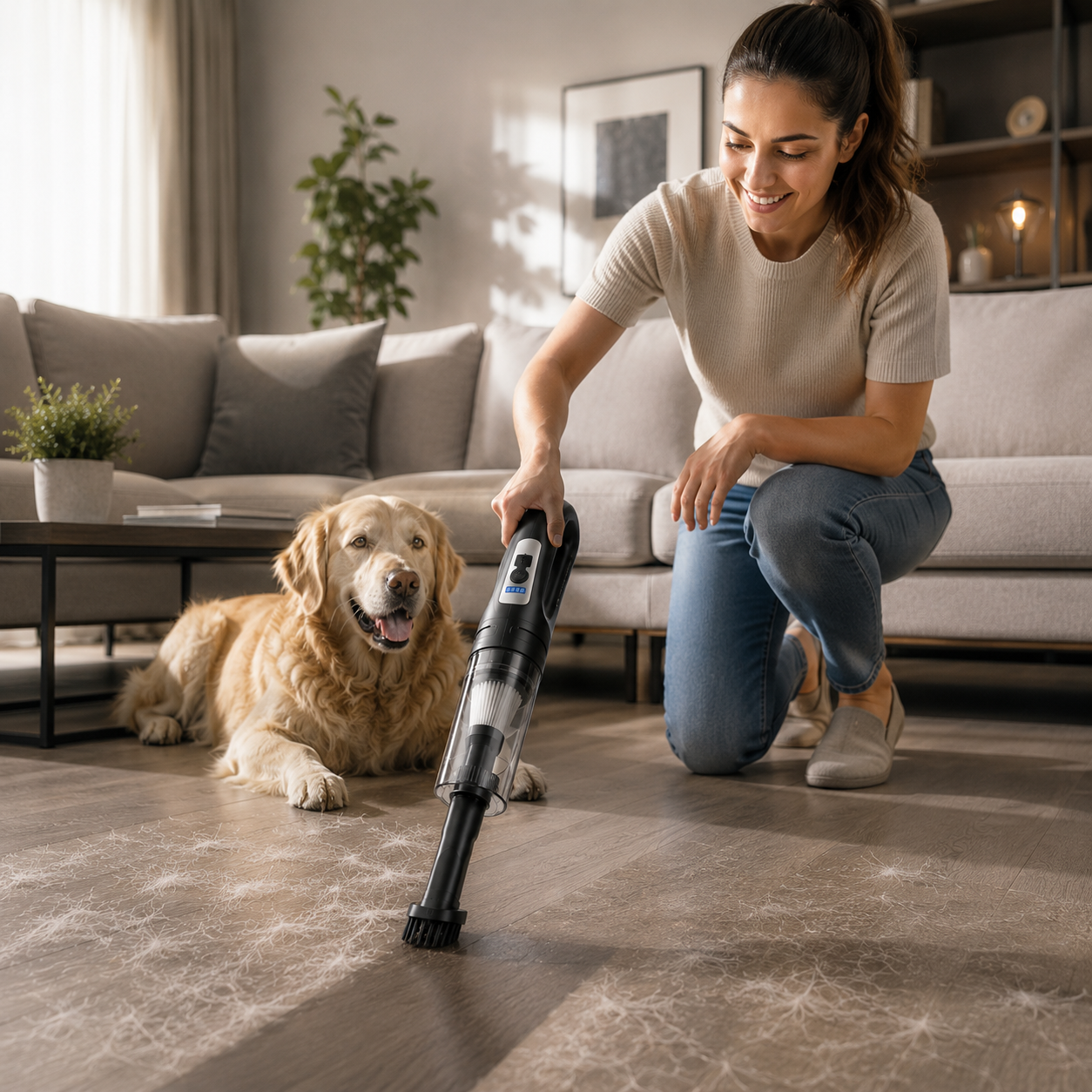 Nerava AirVac™ | Cordless Handheld Vacuum