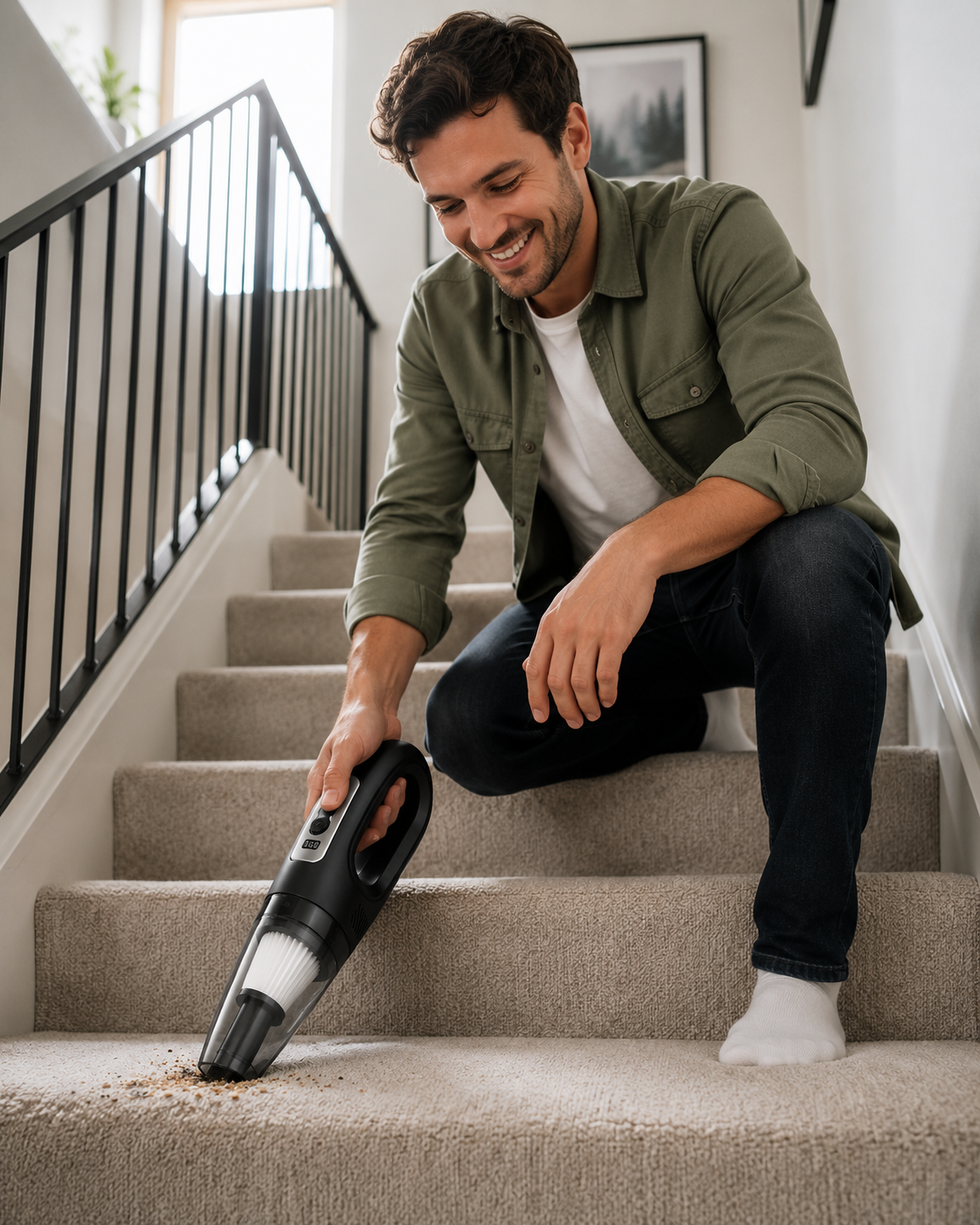 Nerava AirVac™ | Cordless Handheld Vacuum