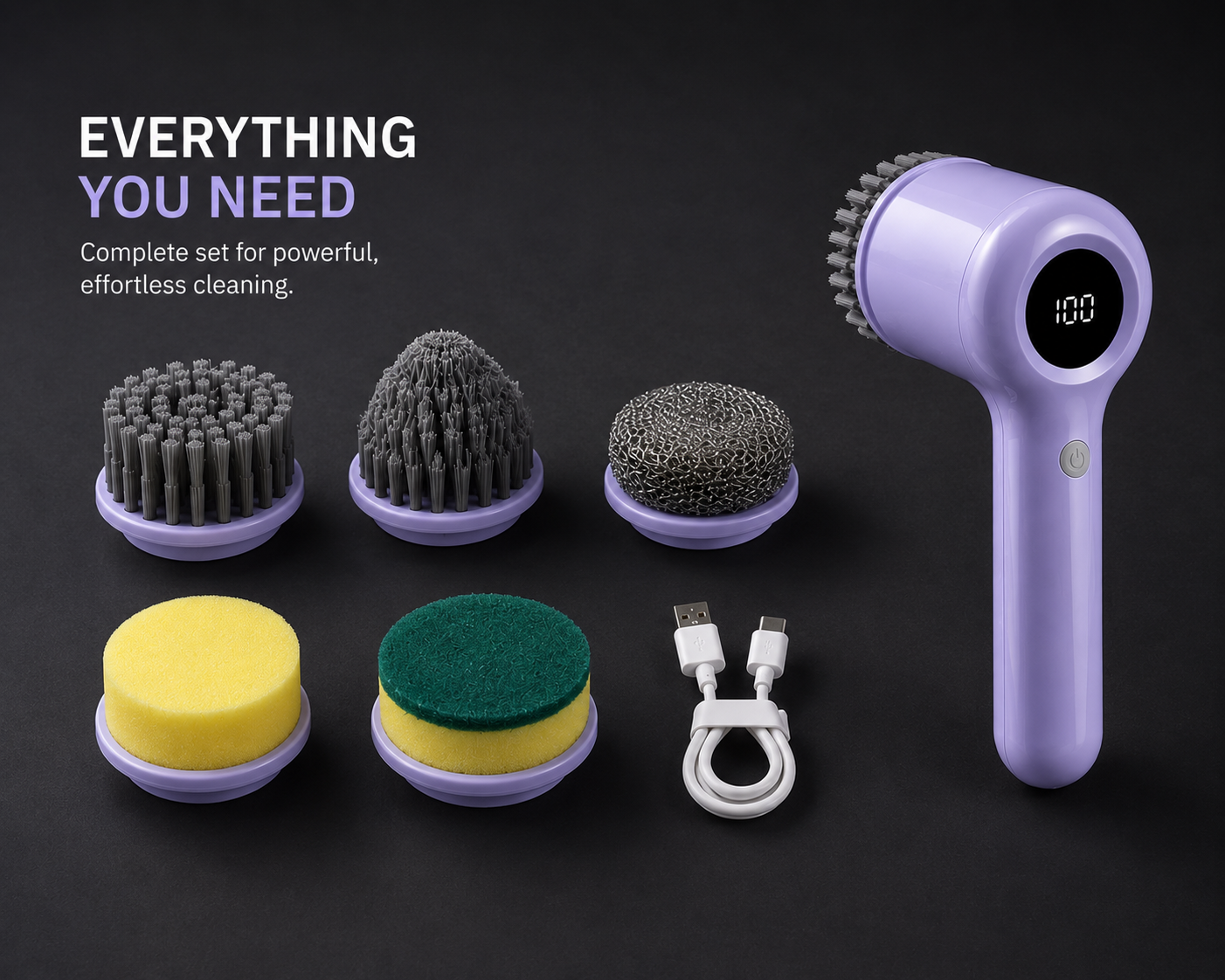 Nerava SpinPro™ | Electric Cleaning Scrubber
