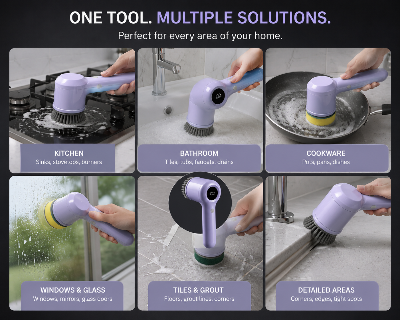 Nerava SpinPro™ | Electric Cleaning Scrubber