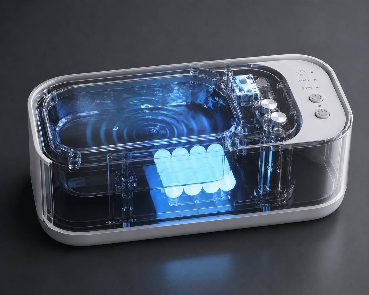 Nerava SonicPure™ | Ultrasonic Jewellery & Glasses Cleaner